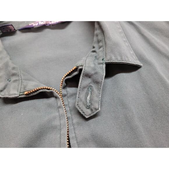 Polo Ralph Lauren Jacket Mens 2XL Green Bi Swing Pony Racer Bomber Outdoors Y2K - Picture 9 of 16